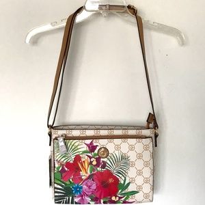 Gianni Bernini Botanical Flora Small Crossbody